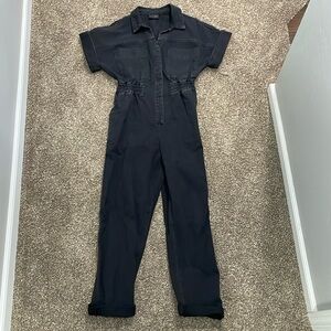 NWOT Miou Muse Denim Jumpsuit